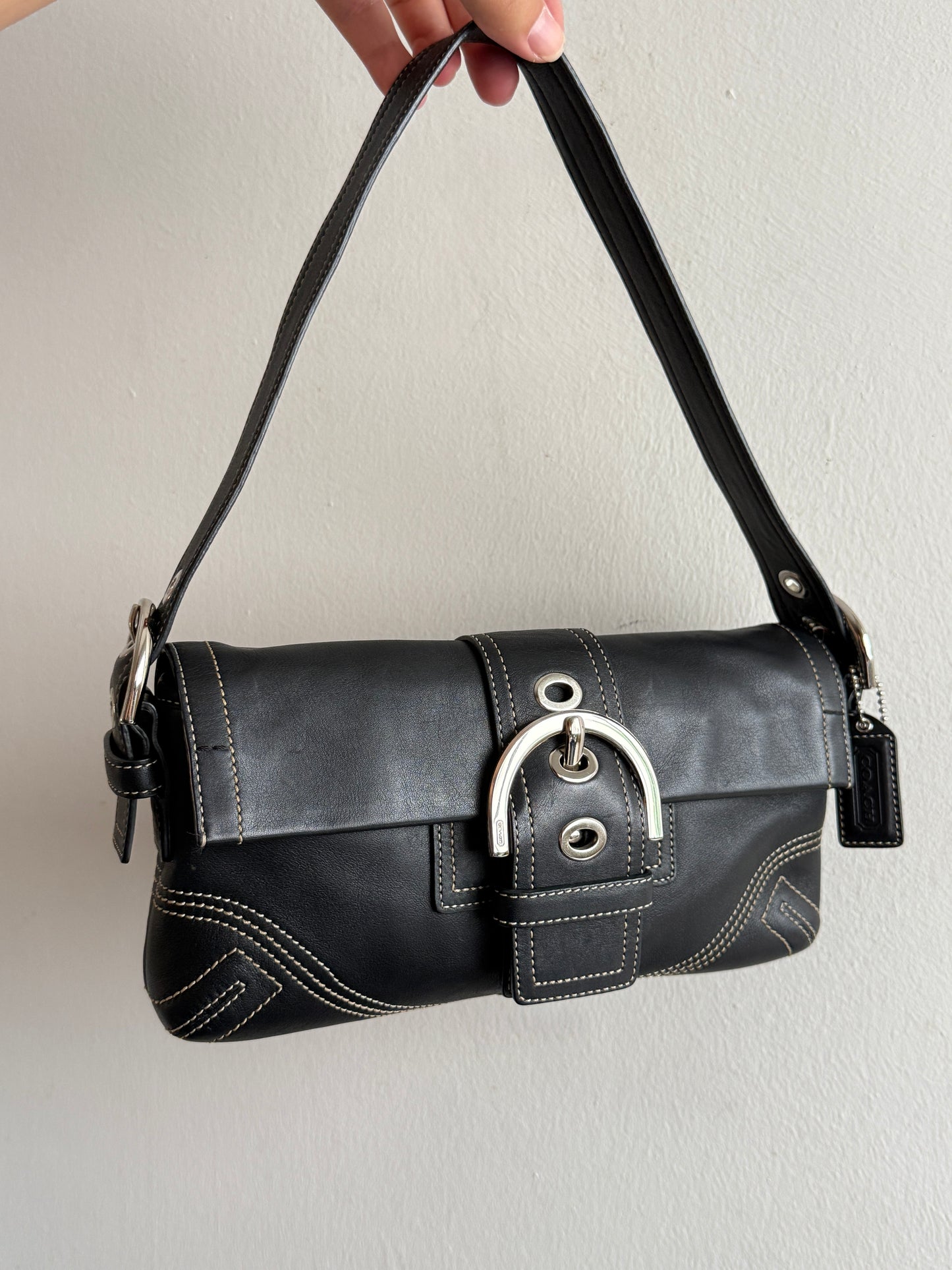 Rare Coach Soho Leather Shoulder Bag