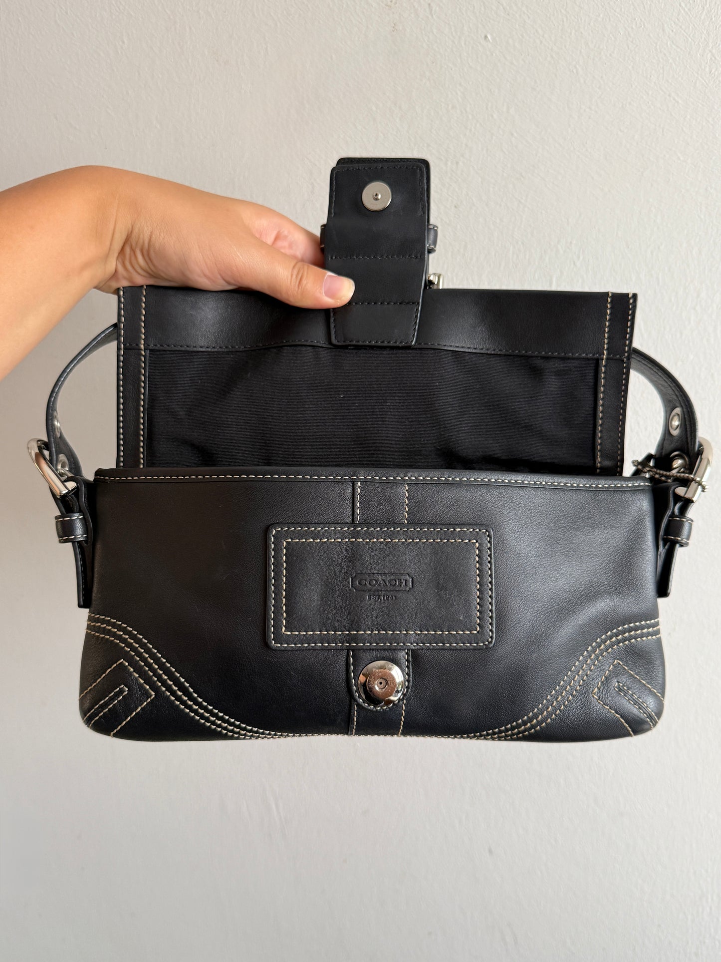 Rare Coach Soho Leather Shoulder Bag