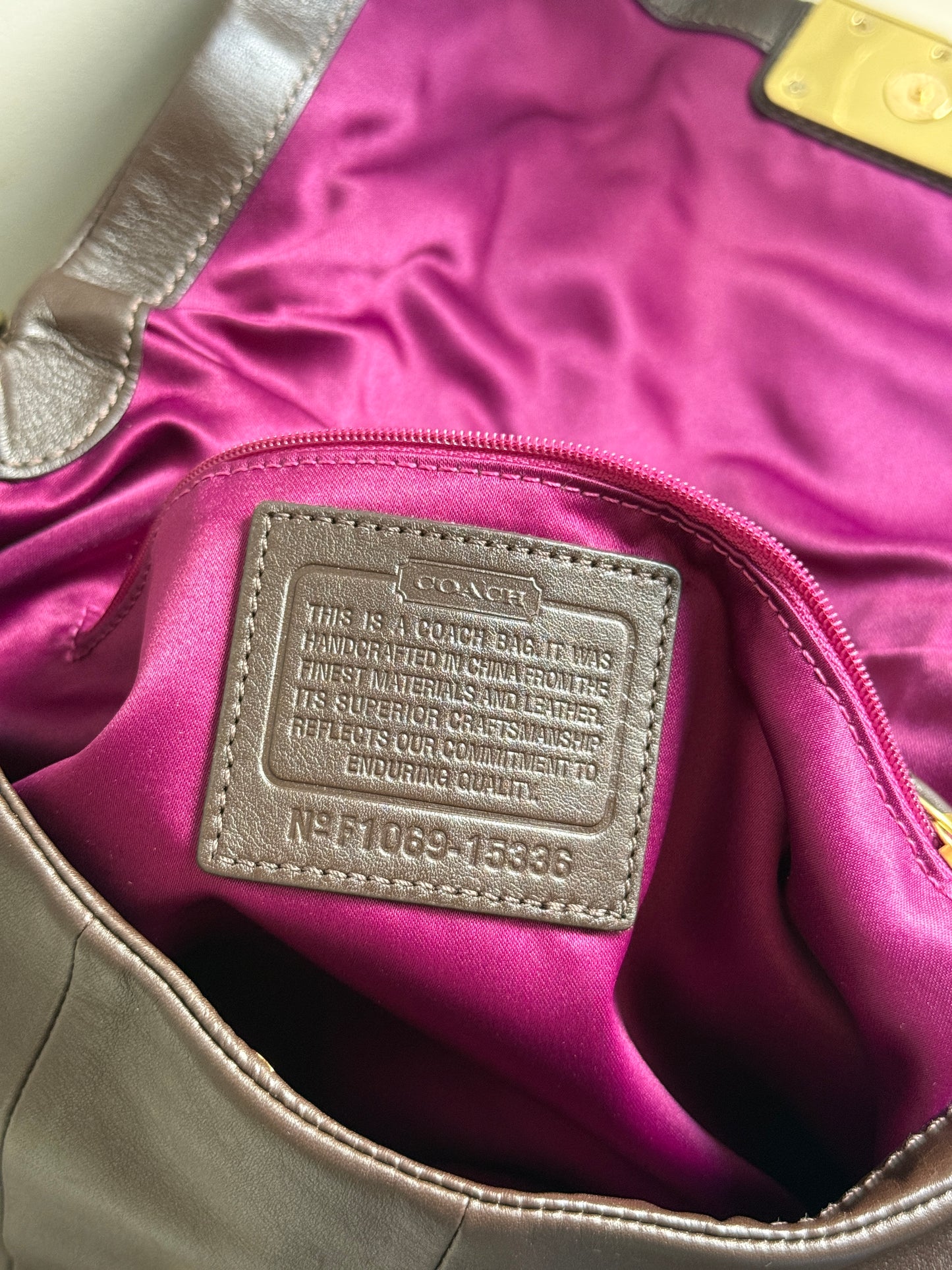 Super Rare Coach Kristin Leather Shoulder Bag