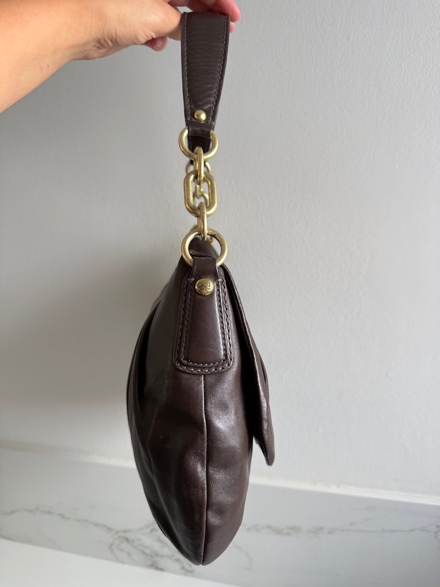 Super Rare Coach Kristin Leather Shoulder Bag